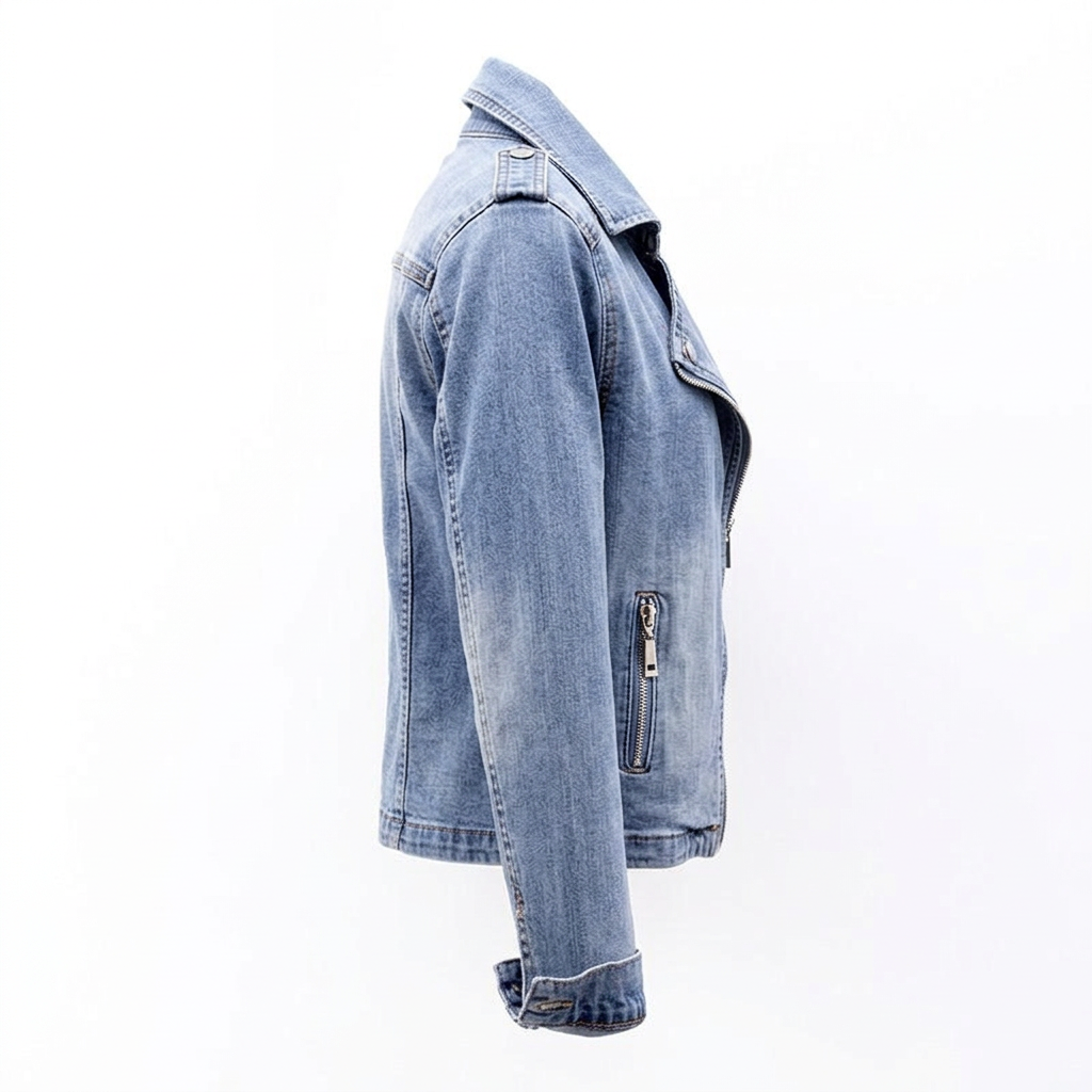 Elena | Women's Cropped Denim Jacket