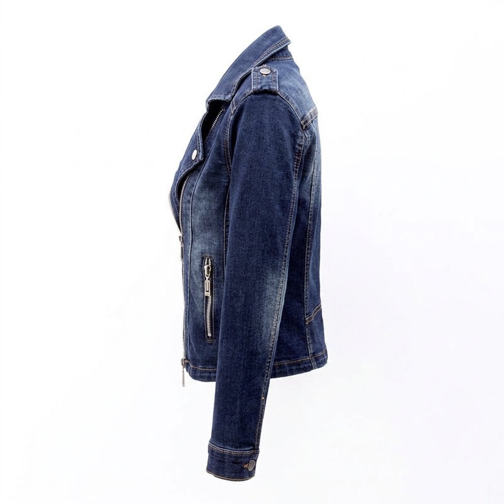 Elena | Women's Cropped Denim Jacket