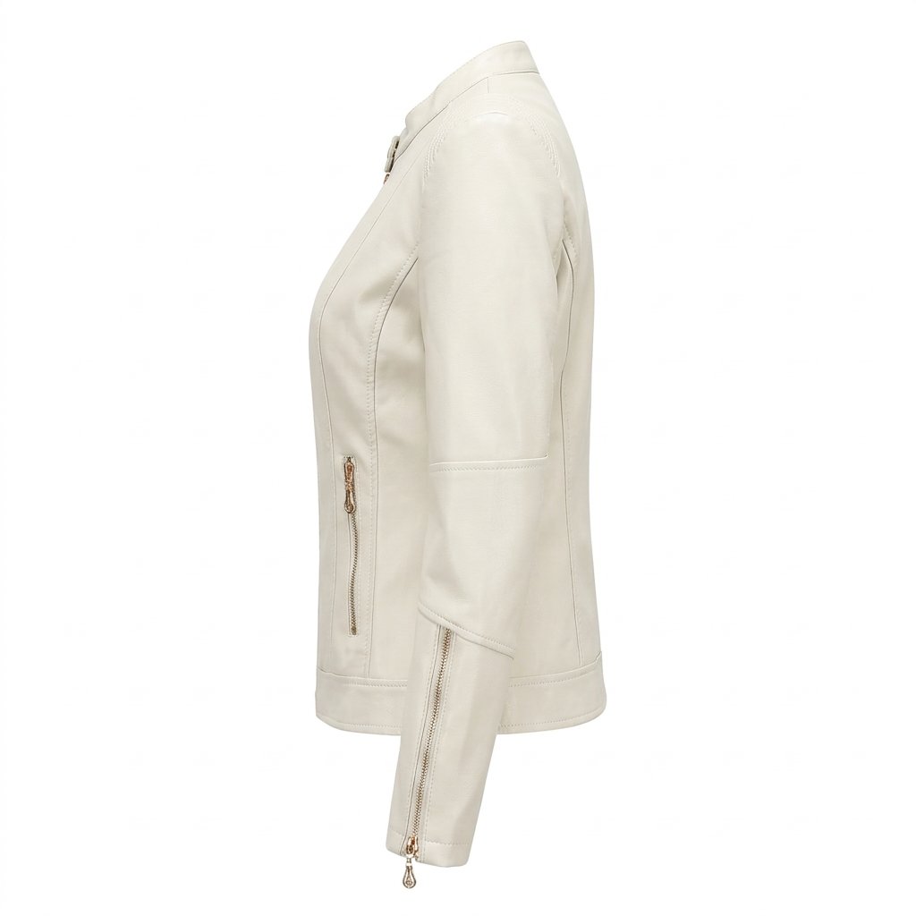 Reese | Women's Faux Leather Biker Jacket
